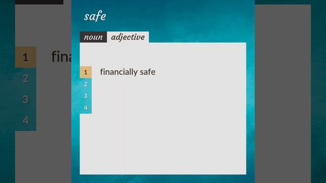 Safe | meaning of Safe смотреть онлайн