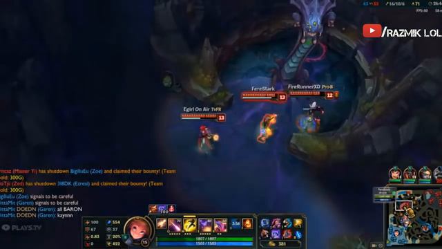 Challenger Zoe vs Bronze Zoe | League of Legends смотреть онлайн