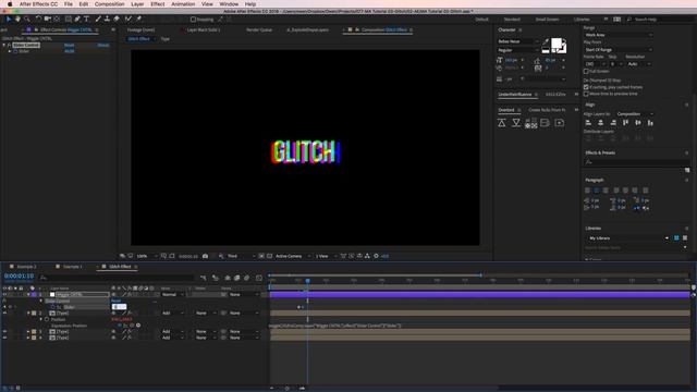 How To Make A Custom Glitch Effect In After Effects смотреть онлайн