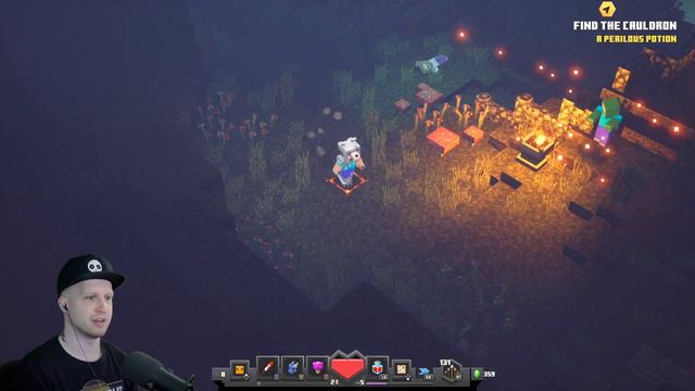 MY FIRST TIME IN SOGGY SWAMP BIOME IN MINECRAFT DUNGEONS смотреть онлайн