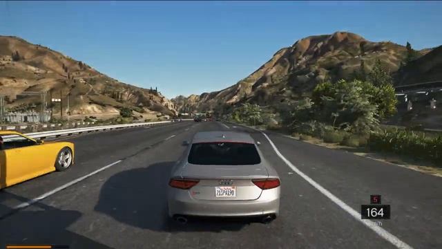 Realistic handling for Audi RS7 Sportback смотреть онлайн
