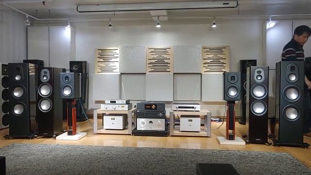12 Monitor Audio PLATINUM 100 + Rosan Blak int + Aurender A100 смотреть онлайн