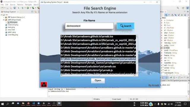 Operating System Project by Arnab Xero | Java Projects смотреть онлайн