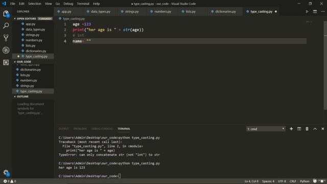 Python Type Casting - Full Stack Python Programming смотреть онлайн