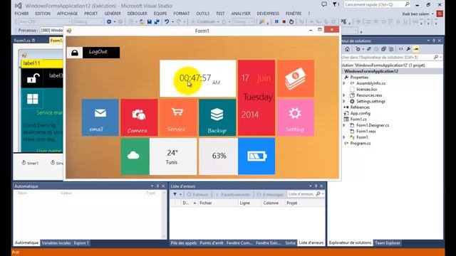 modern UI or metro style windows form application in c# смотреть онлайн