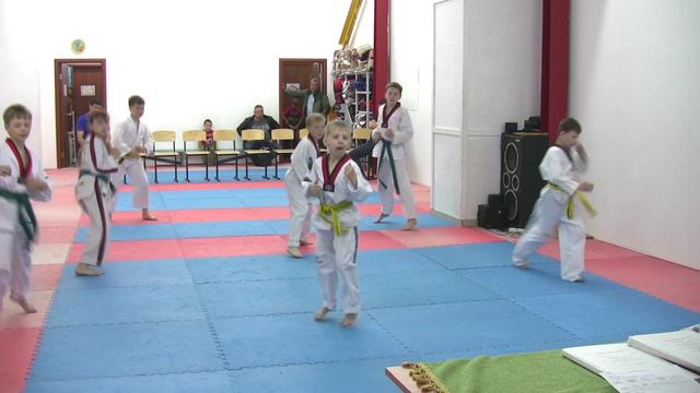 Тхэквондо. Алькор. Аттестация на зелёный пояс смотреть онлайн