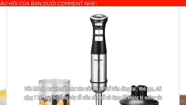 MÁY XAY CẦM TAY ĐA NĂNG OCOOKER CD-HB800 ĐANG RẤT ĐƯỢC ƯA CHUỘNG смотреть онлайн