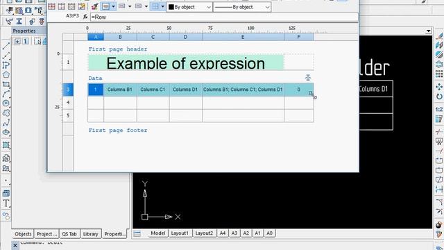nanocad.Construction: Example of expression builder смотреть онлайн