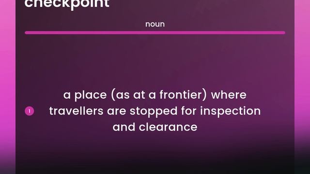 Checkpoint • what is CHECKPOINT definition смотреть онлайн