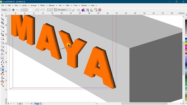 3D Perspective logo in coreldraw | Logo designing in coreldraw | Coreldraw tutorial смотреть онлайн