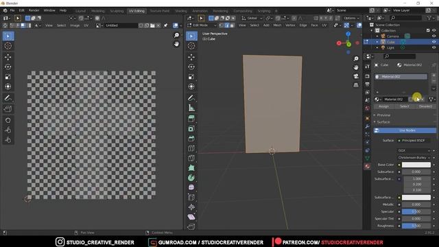 UV Map Unwrap and Texture apply on 3d object on Blender (2.9) for beginner смотреть онлайн