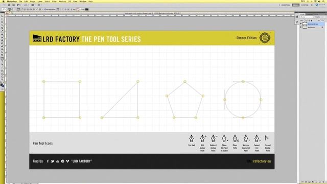 Photoshop Pen Tool Tutorial: Creating Vector Shapes смотреть онлайн