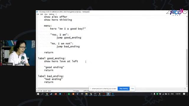 Anyone can make visual novels with Ren'py! смотреть онлайн