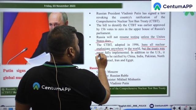 Current Affairs on 03-11-2023 | CentumAPP | Manas mishra смотреть онлайн