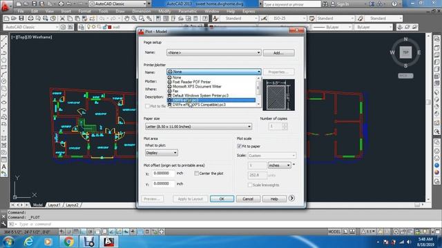How to save dwg file to Pdf with Autocad ( Urdu ) смотреть онлайн
