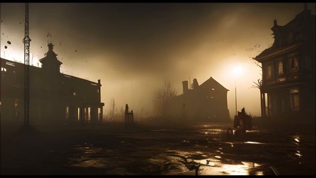 You Spend the Evening Walking Through An Abandoned Town | Mysterious Dark Ambient Music смотреть онлайн