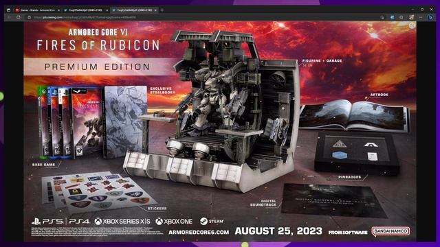 FIRST LOOK - ARMORED CORE VI COLLECTOR'S EDITION