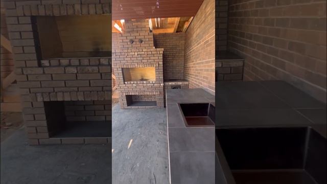 Барбекю комплекс «Блэк Бостон» #барбекюкомплекс #мангал #мангальнаязона #барбекю