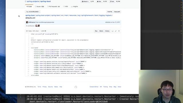 스프링 부트 2.0 Day 12. 커스텀 로그 설정 제공하기와 logback에서 스프링 프로파일 사용하기 смотреть онлайн