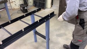 Роликовый конвейер для металлопроката. Рольганг