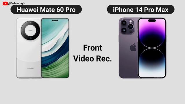 Huawei Mate 60 Pro vs Apple iPhone 14 Pro Max смотреть онлайн