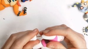 Лепим АНИМАТРОНИКА ГЛЭМРОК ЧИКА FNAF SECURITY BREACH ИЗ ПЛАСТИЛИНА