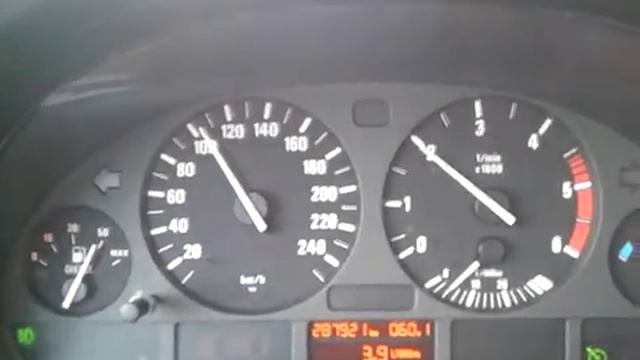 BMW E39 525D Расход топлива на механике + круиз-контроль смотреть онлайн