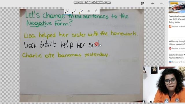 English - Miss Marina - Grammar - Past Simple - Negative and Interrogative смотреть онлайн