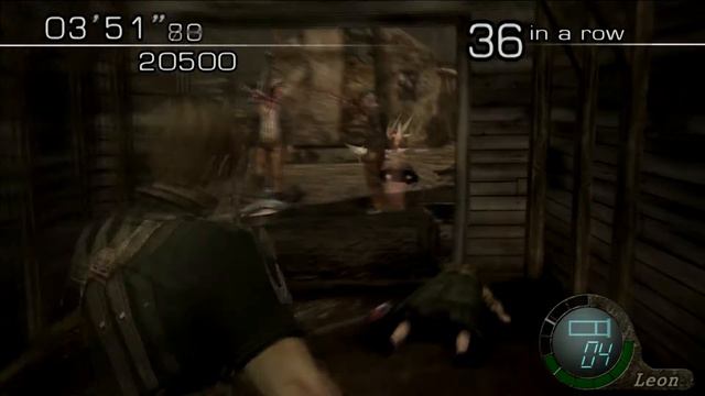 Resident Evil 4 - Mercenaries - Leon - Village - 5 Stars смотреть онлайн