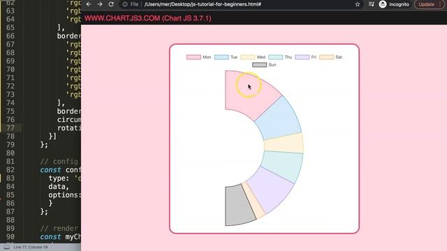 How to Remove White Space from Speed-o-meter Chart in Chart JS смотреть онлайн