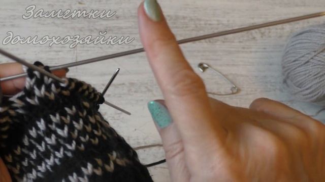 Вязание варежек на спицах 1 часть смотреть онлайн