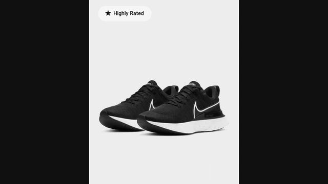 Nike React Infinity Run Flyknit 2. Shown: Black/White/White смотреть онлайн