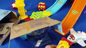 Vtech гоночный спуск и новые машинки бип-бип ! Распаковка, обзор и тест драйв ! Классные игрушки!