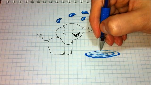 Простые рисунки #416 Слоник смотреть онлайн