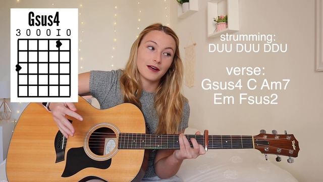 Adele Easy On Me Guitar Tutorial (beginner chords) // Nena Shelby смотреть онлайн