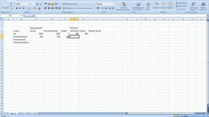 Таблица Excel  Расчет коммунальных услуг