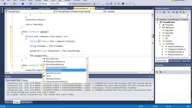 212 ASP .NET MVC - Create JSONResult Action to Upload Image in ASP MVC For Post смотреть онлайн