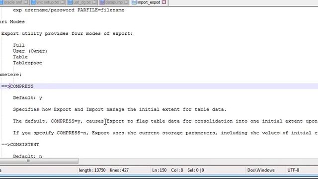 ORACLE DBA export /import part 1 смотреть онлайн