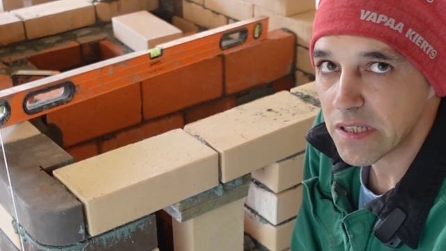 Перекрытие проёма печной дверцы, практический урок. смотреть онлайн