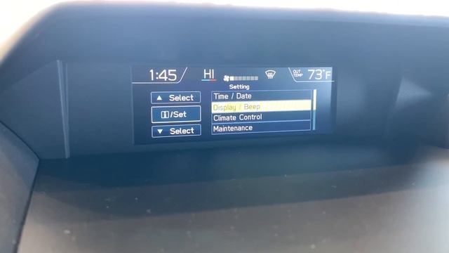 How to Change the Clock/Time on 2019 Subaru Forester смотреть онлайн