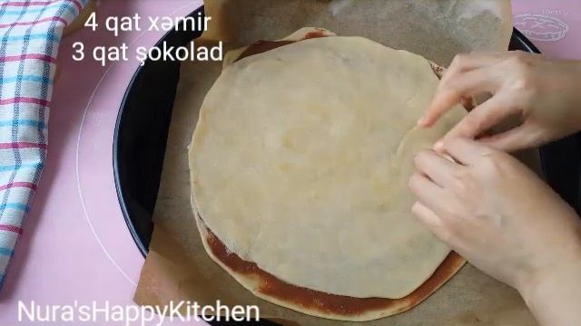 Пирог Цветок с шоколадной начинкой.Asan Bulka Resepti.Çikolatalı Poğaça Tarifi.Nutella Bread