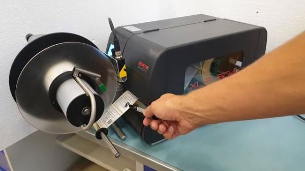 Термотрансферный принтер Novexx XLP504 со встроенным верификатором Data Matrix кода!