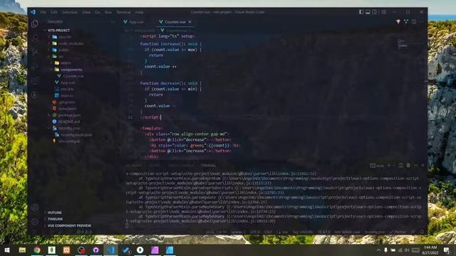 Vue 3 API Comparison: Counter App (Composition API Script Setup) смотреть онлайн