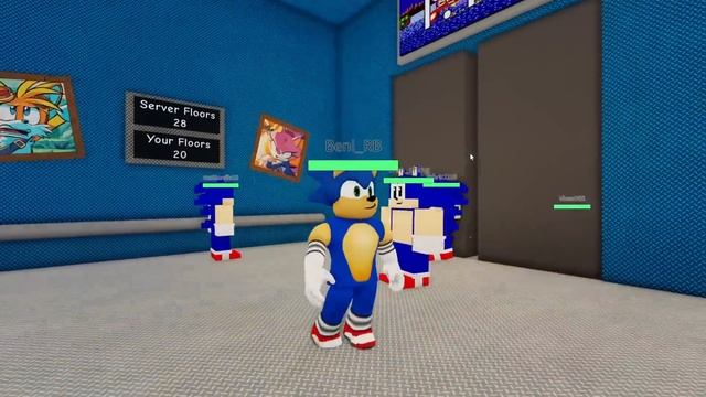 SONIC VS SONIC.EXE ELEVATOR IN ROBLOX смотреть онлайн