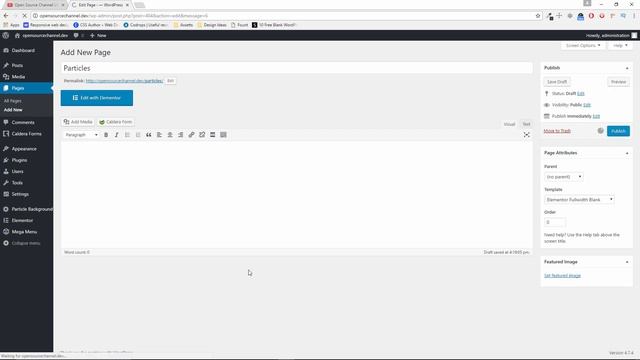 Elementor animated background made easy - Particle.JS Effects смотреть онлайн