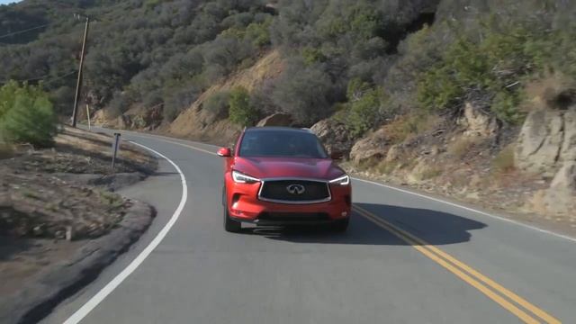 2019 Infiniti QX50 Driving Video in Red смотреть онлайн