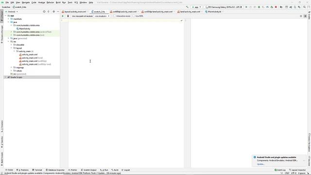 Android 01U - Kotlin REPL and Scratches смотреть онлайн