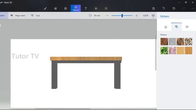 Making a perfect wooden table in paint 3D !! смотреть онлайн