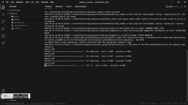 CS50 AI with Python - Traffic Project смотреть онлайн