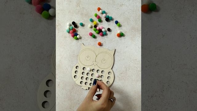 Совушка. Игра для мелкой моторики смотреть онлайн